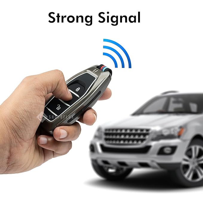 Metal Key Cover Compatible with Mahindra XUV 500 Smart Key