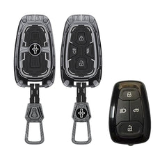 Load image into Gallery viewer, Iron Core Series Key cover Compatible for Tata Nexon, Harrier, Safari, Altroz, Punch, Tigor 4 button smart key