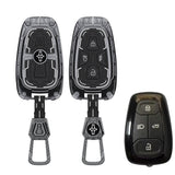 Iron Core Series Key cover Compatible for Tata Nexon, Harrier, Safari, Altroz, Punch, Tigor 4 button smart key