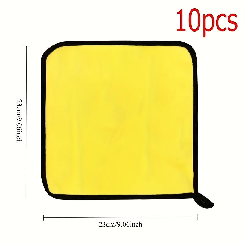 23x23 cm microfiber cleaning cloth size