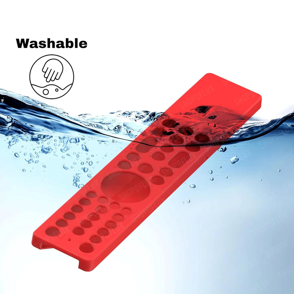 Silicone Case Cover Compatible with TCL iFFALCON Smart Tv Remote 2025 Models RC833A 4K QLED Google TV (Black) [Remote NOT Include]