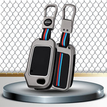 Load image into Gallery viewer, Metal Key Cover Compatible with Kia Seltos | Sonet | Carens 3 Button Flip Key