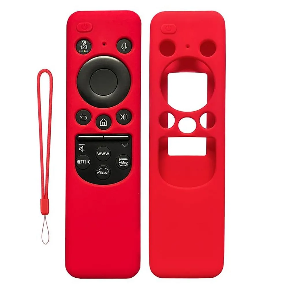 Silicone Frame for Samsung Solar Remote BN59-01432A BN59-01455A Silicone Case for Samsung Smart TV, Neo QLED 4K TV, QLED 4K Smart TV Remote Control Protective Case