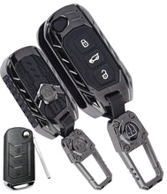 Load image into Gallery viewer, Transformer Series Compatible with Mahindra Scorpio, Marazzo | Xuv 300, Xuv 700 | Xuv 400 Ev | Bolero | Thar | Tuv 3-Button Smart Flip Key (Transformer Armor Series)
