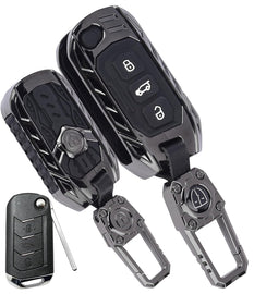 Transformer Series Compatible with Mahindra Scorpio, Marazzo | Xuv 300, Xuv 700 | Xuv 400 Ev | Bolero | Thar | Tuv 3-Button Smart Flip Key (Transformer Armor Series)