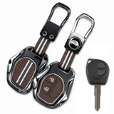 Premium Metal & Silicone Car Key Cover for Suzuki 2 Button Remote Key | Compatible with Swift, Ertiga, WagonR, Celerio, Dzire, Alto, Fronx, Brezza, S-Presso, Ignis | Luxury Key Case