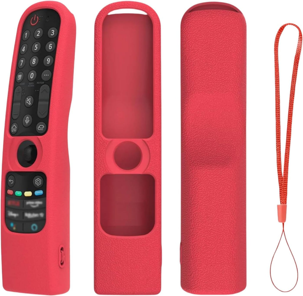 Silicone Remote Case for LG Magic Remote AN-MR21GA /MR22GA /MR23GA/MR24GA, Remote Cover for LG with Lanyard, Remote Control Cover Shockproof, Protective Remote Case for LG Magic Remote2021-2024