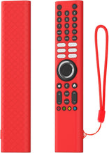 Load image into Gallery viewer, Silicone TV Remote Cover 'Compatible with' Xiaomi Mi Tv FX Series Remote XMRM-21 Protective Case with Lanyard (E-Wine Red) [Remote NOT Included]