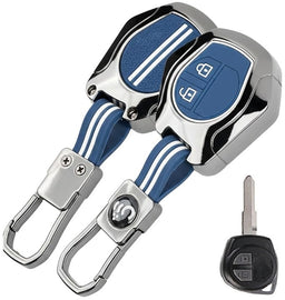 Metal Key Cover Compitable For Suzuki Swift | Ertiga | Wagonr | Celerio | Swift Dzire | Alto | Fronx | Breza | S Presso | Ignis 2 Button Remote Key