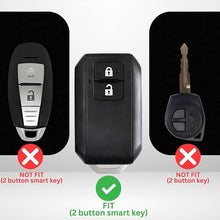 Load image into Gallery viewer, Key Cover Compatible with Baleno, Grand Vitara, XL6, Swift, Brezza, Celerio, Ignis, Ertiga, Dzire, Fronx, Urban Cruiser, Rumion, Glanza, Hyryder 2 Button Key