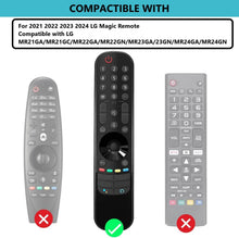 Load image into Gallery viewer, Silicone Remote Case for LG Magic Remote AN-MR21GA /MR22GA /MR23GA/MR24GA, Remote Cover for LG with Lanyard, Remote Control Cover Shockproof, Protective Remote Case for LG Magic Remote2021-2024