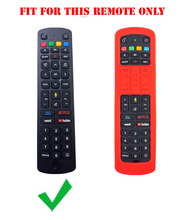 Load image into Gallery viewer, Silicone TV Remote Cover 'Compatible with' Jio Tv Remote Protective Case with Lanyard (Red) [Remote NOT Included]