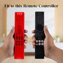 Load image into Gallery viewer, Silicone Case Cover Compatible with TCL iFFALCON Smart Tv Remote 2025 Models RC833A 4K QLED Google TV (Black) [Remote NOT Include]