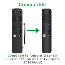 Load image into Gallery viewer, Silicone Remote Cover Compatible for Oneplus Q Series|U Series | Y1S | Y1S Edge Smart LED TV 2022 Model Shockproof Remote Case with Loop (for Q Series/U Series / Y1S, Black-Red)