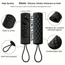 Load image into Gallery viewer, Silicone Cover Compatible for Alexa Voice Remote - Fire TV Stick 4K/Lite, 2nd/3rd Gen &amp; Lite 1st/2nd Gen - Scratch &amp; Drop Cover [Remote NOT Included]