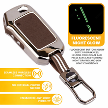 Load image into Gallery viewer, Metal Silicon Key Cover Compatible for Kia Seltos 2023 2024 HTE 3 Button Flip Key Cover Full Metal Protections