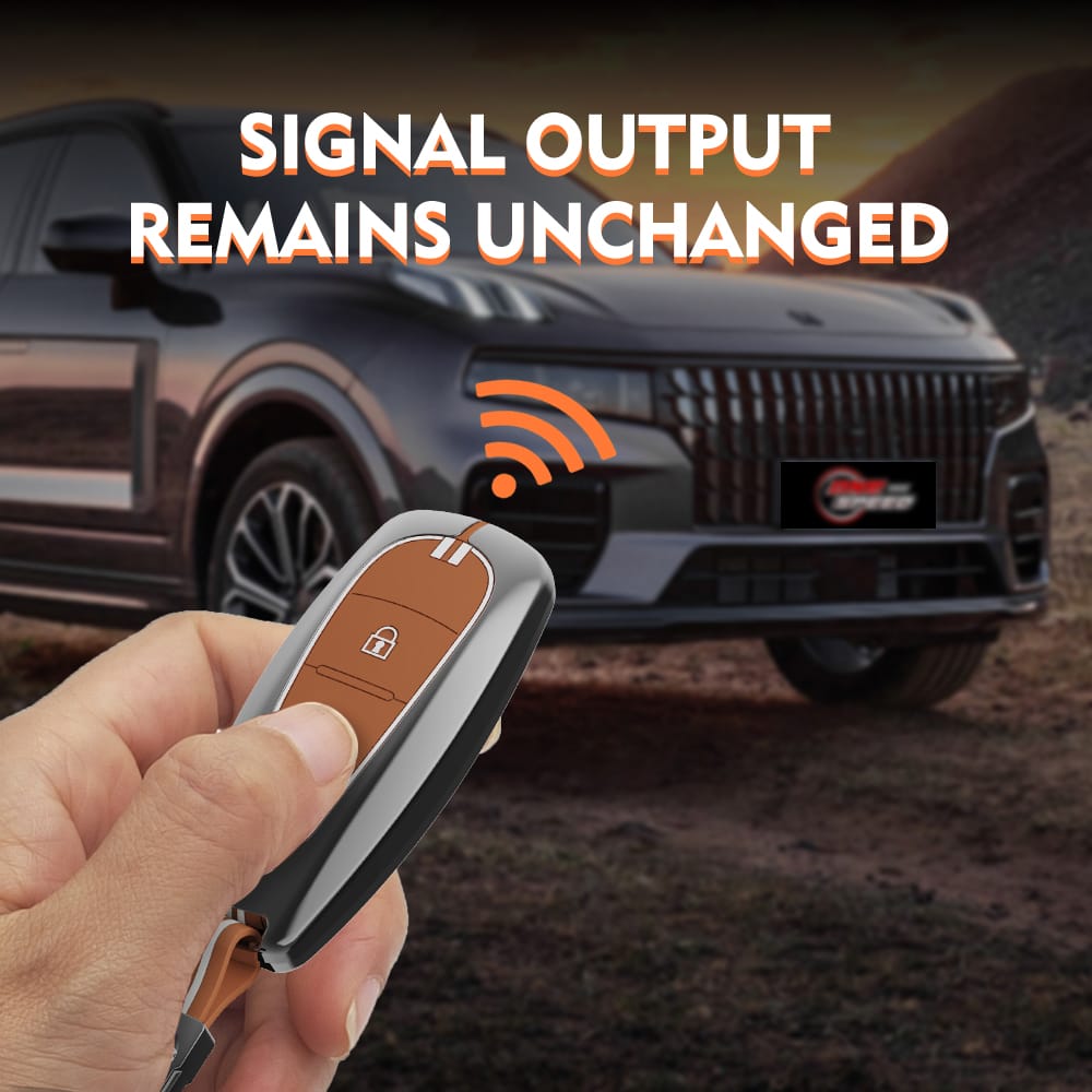 Premium Black Chrome Metal Silicone Key Cover Maruti Suzuki Ignis | S Cross | Baleno | Ciaz | Vitara Brezza | Swift 2 Button Key