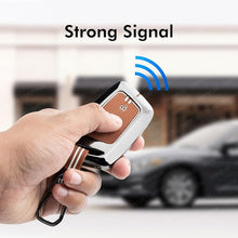 Load image into Gallery viewer, Metal Car Key Cover Compatible for MG Hector | Windsor EV 3 Button Smart Key (Metal Brown Silicone)