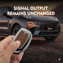 Load image into Gallery viewer, Metal Silicon Key Cover Compatible with Hyundai Creta i10 Grand i20 Elite i20 Active Xcent Verna 4s, Tucson Elantra Grand i10 Nios 3 Button Smart Key Special Feature Visible in Low-Light