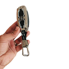 Load image into Gallery viewer, Premium Metal Silicon Key Cover Compatible With Maruti Suzuki Baleno Ciaz Vitara Brezza S Cross Swift Ignis &amp; Toyota Urban Cruiser 3 Button