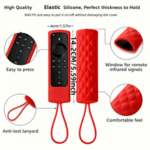 Load image into Gallery viewer, Silicone Cover Compatible for Alexa Voice Remote - Fire TV Stick 4K/Lite, 2nd/3rd Gen &amp; Lite 1st/2nd Gen - Scratch &amp; Drop Cover [Remote NOT Included]