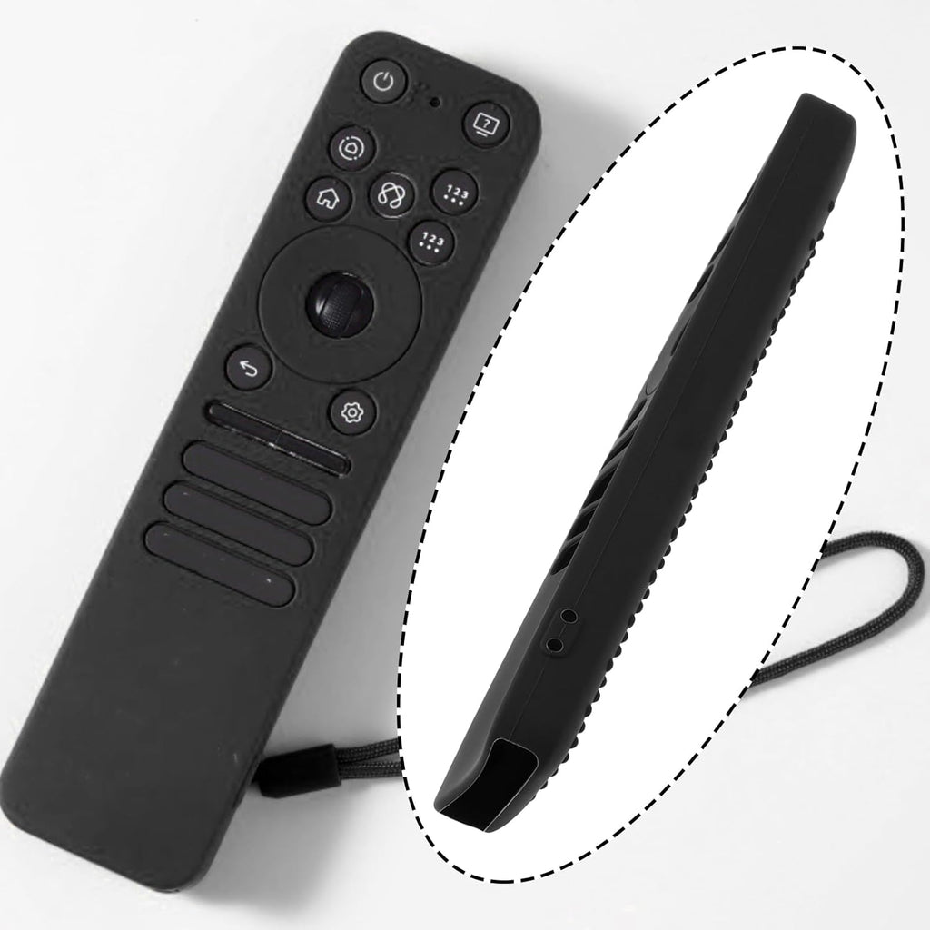 Silicone TV Remote Cover Compatible with 2025 LG MR25GA OLED Smart TV AI Remote Full Wrap Protective Case (RED, LG MR25GA Full WRAP)