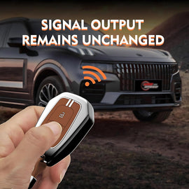 Metal Alloy Key Cover Compatible with Renaultt Kiger, Kwid, Kiger RXL, Duster 2016, Triber 2 Button Remote Key