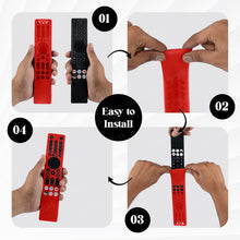 Load image into Gallery viewer, Silicone Case Cover Compatible with TCL iFFALCON Smart Tv Remote 2025 Models RC833A 4K QLED Google TV (Black) [Remote NOT Include]