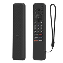 Load image into Gallery viewer, Silicone Case Cover for Sony TV Remote Control, Sony Remote Cover for RMF-TX811D / TX900 MG3 / TX800U 2024 BRAVIA Series (RMF-TX910U Black-Red)