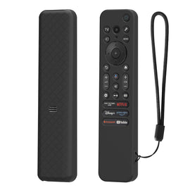 Silicone Case Cover for Sony TV Remote Control, Sony Remote Cover for RMF-TX811D / TX900 MG3 / TX800U 2024 BRAVIA Series (RMF-TX910U Black-Red)