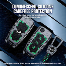 Load image into Gallery viewer, Iron Core Series Key cover Compatible for Tata Curvv, Nexon, Harrier, Altroz, Punch, Safari, Tigor, Tiago, Zest, Bolt 3 Button Flip key