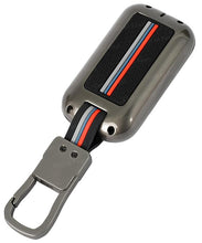 Load image into Gallery viewer, Metal Key Cover Compatible for Suzuki Baleno | Swift | Ertiga | XL6 | Dzire | Fronx | Scross| Victoris | Ciaz| Grand Vitara | Jimny | 3 Button Smart Key with Keychain