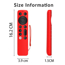 Load image into Gallery viewer, Silicone Remote Cover Compatible for Oneplus Q Series|U Series | Y1S | Y1S Edge Smart LED TV 2022 Model Shockproof Remote Case with Loop (for Q Series/U Series / Y1S, Black-Red)