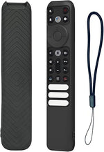 Load image into Gallery viewer, Silicone TV Remote Cover Case Compatible with TCL Tv Remote RC802NU1 / IFFALCON Smart LED TV Remote Protective Cover with Lanyard (Black) [Remote NOT Included]
