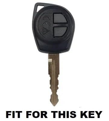 Premium Metal Key Cover Compitable for Suzuki Swift | Ertiga | Wagonr | Celerio | Swift Dzire | Alto | Fronx | Breza | S Presso | Ignis | 2 Button Remote Key