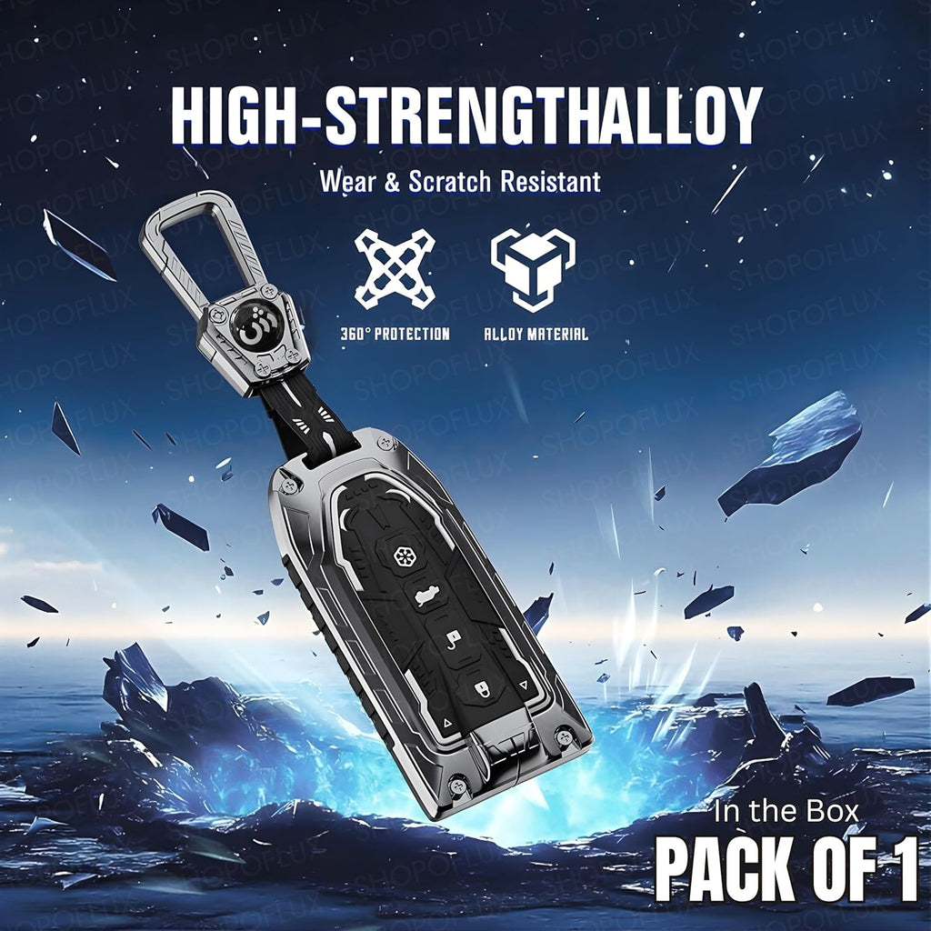 Iron Core Series Key cover Compatible for Mahindra XUV 7XO, BE 6, XEV 9E, XEV 9S, BE 6 Formula E Edition, BE 6 FE 6-Button Smart Key