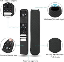 Load image into Gallery viewer, Silicone TV Remote Cover Case Compatible with TCL Tv Remote RC802NU1 / IFFALCON Smart LED TV Remote Protective Cover with Lanyard (Black) [Remote NOT Included]