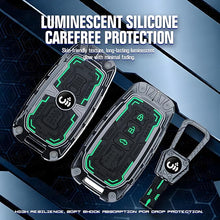 Load image into Gallery viewer, Iron Core Series Key cover Compatible for Toyota Fortuner, Legender, Innova HyCross, Land Cruiser 3 Button Smart key