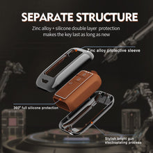 Load image into Gallery viewer, Premium Waterproof Metal Key Cover Compatible with Suzuki Swift Dzire 2025 , Baleno, Ertiga 3 Push Button Smart Remote Key