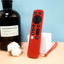 Load image into Gallery viewer, Silicone Remote Cover Compatible for Oneplus Q Series|U Series | Y1S | Y1S Edge Smart LED TV 2022 Model Shockproof Remote Case with Loop (for Q Series/U Series / Y1S, Black-Red)