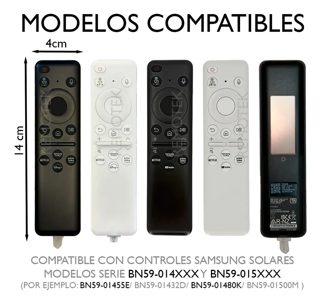 Silicone Frame for Samsung Solar Remote BN59-01432A BN59-01455A Silicone Case for Samsung Smart TV, Neo QLED 4K TV, QLED 4K Smart TV Remote Control Protective Case