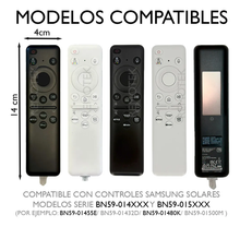 Load image into Gallery viewer, Silicone Frame for Samsung Solar Remote BN59-01432A BN59-01455A Silicone Case for Samsung Smart TV, Neo QLED 4K TV, QLED 4K Smart TV Remote Control Protective Case