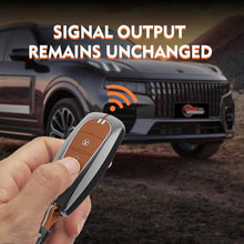 Load image into Gallery viewer, Premium Waterproof Metal Key Cover Compatible with Maruti Suzuki Baleno Ciaz Vitara Brezza S Cross Swift Ignis &amp; Toyota Urban Cruiser 3 Button Smart Remote Key