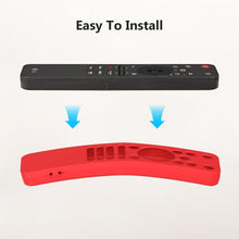 Load image into Gallery viewer, Silicone TV Remote Cover Compatible with 2025 LG MR25GA OLED Smart TV AI Remote Full Wrap Protective Case (RED, LG MR25GA Full WRAP)
