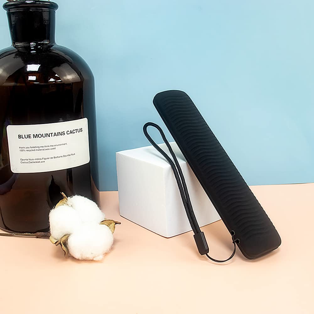 Silicone Remote Cover Compatible for Oneplus Q Series|U Series | Y1S | Y1S Edge Smart LED TV 2022 Model Shockproof Remote Case with Loop (for Q Series/U Series / Y1S, Black-Red)