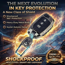 Load image into Gallery viewer, Car Key Cover Compatible with Hyundai Creta, Venue, Tucson, Alcazar, i20, Grand i10 Nios, Aura, Xcent, Exter 3-Button Smart Flip Key (Transformer Armour Series)