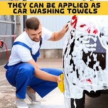 Load image into Gallery viewer, car washing with microfiber towel foam cleaning