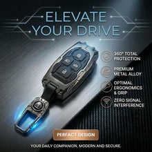 Load image into Gallery viewer, Shockproof Tata car key cover with metal alloy body 360 degree protection key case