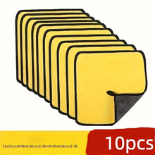 Load image into Gallery viewer, microfiber car cleaning towels pack of 10
