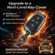 Load image into Gallery viewer, 360 degree protection car key cover for Tata smart key scratch resistant metal case